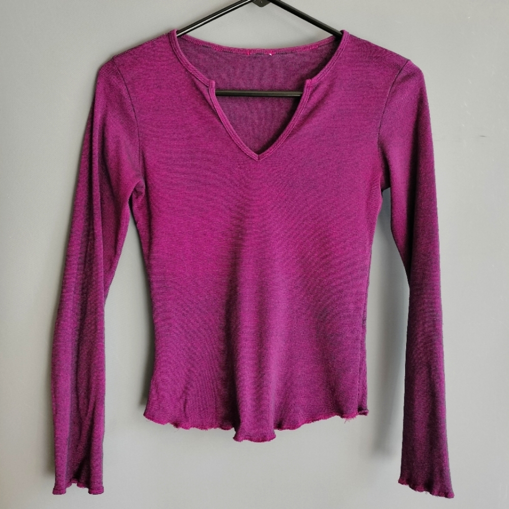 1990s iridescent knit lux urban outfitters vintage top, like michael stars